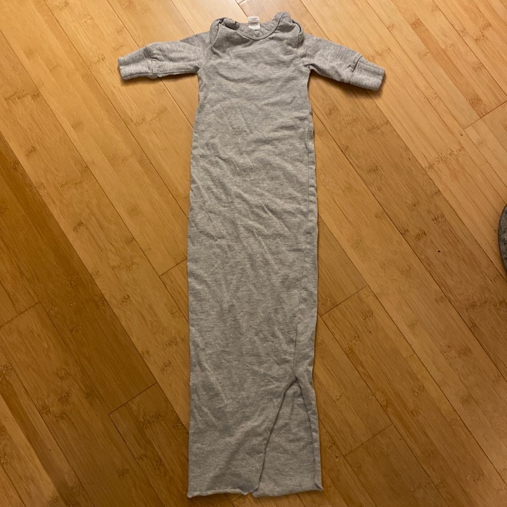 Colored Organics Infant Sleep Gown - Heather Grey